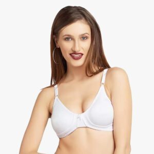 LOVABLE Women Cotton Solid Non-Wired Non Padded Bra - White