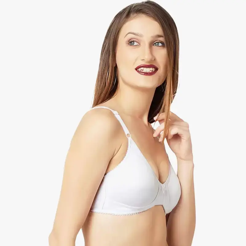 LOVABLE-Women-Cotton-Solid-Non-Wired-Non-Padded-Bra—White-2