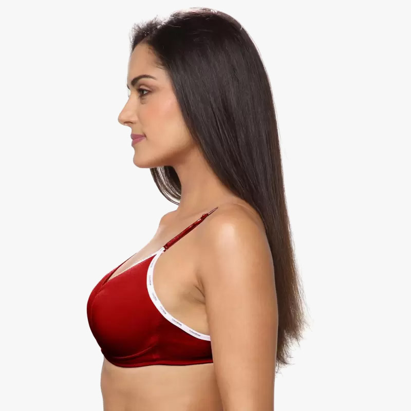 LOVABLE-Women-Non-Padded-Non-Wired-Full-Coverage-Seamless-T-shirt-Bra—Maroon-3