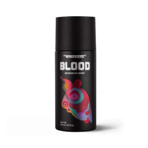 WHISKERS Blood Deodorant Spray For Men (150 ml)