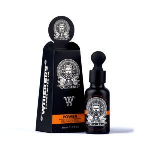 WHISKERS Power Beard Oil For Patchy & Uneven Beard Nourishes For Longer And Thicker Beard Hair (30 ml)