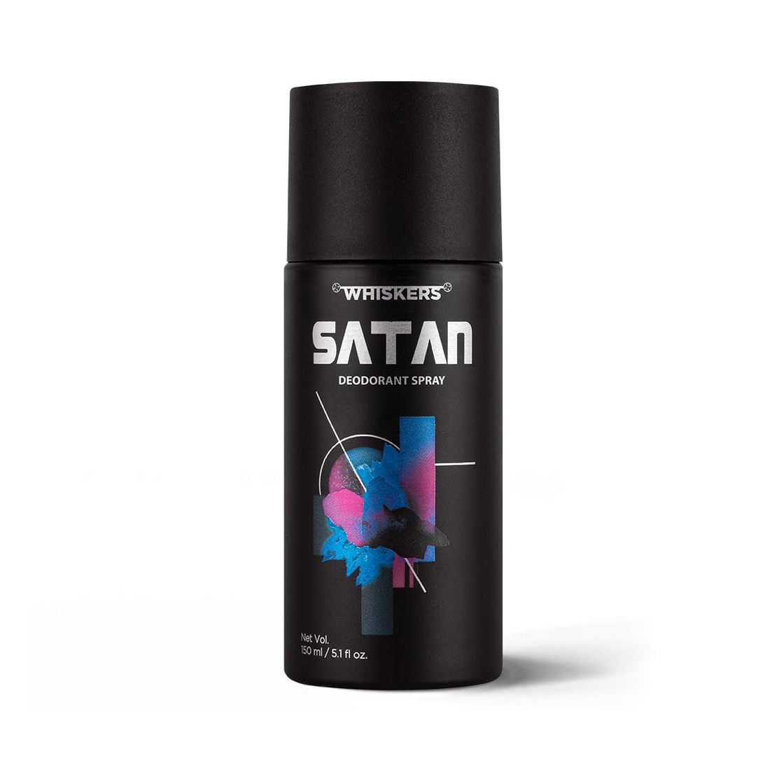 WHISKERS Satan Deodorant Spray For Men (150 ml)