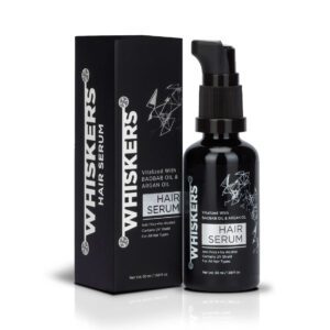 WHISKERS Vitalized With Baobab Oil and Argan Oil Hair Serum For Men (50 ml)