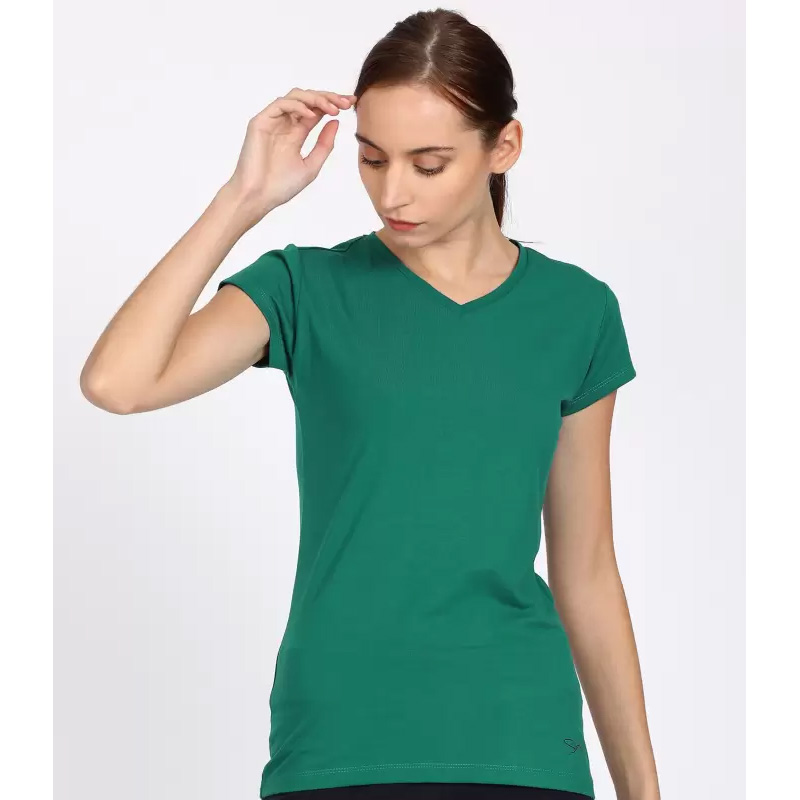 LOVABLE-Women-Blend-Green-Solid-Sports-Top—V-Neck-Tee3