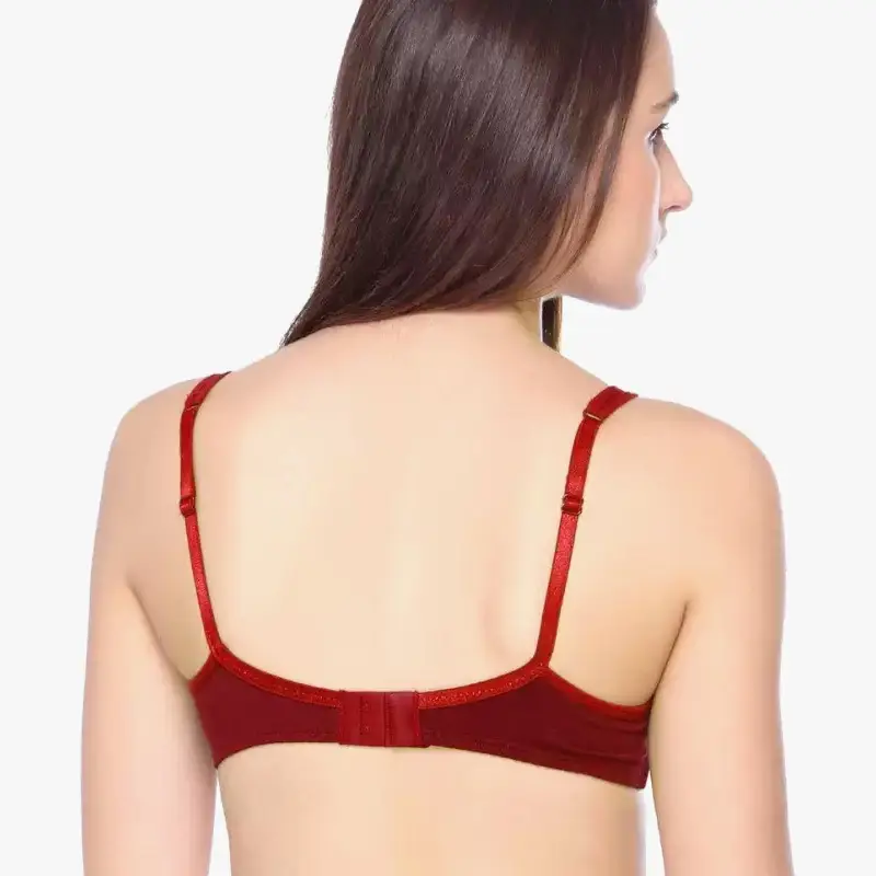 LOVABLE-Women-Girls-Cotton-Non-Padded-Full-Coverage-Seamless-Bra—Maroon-4
