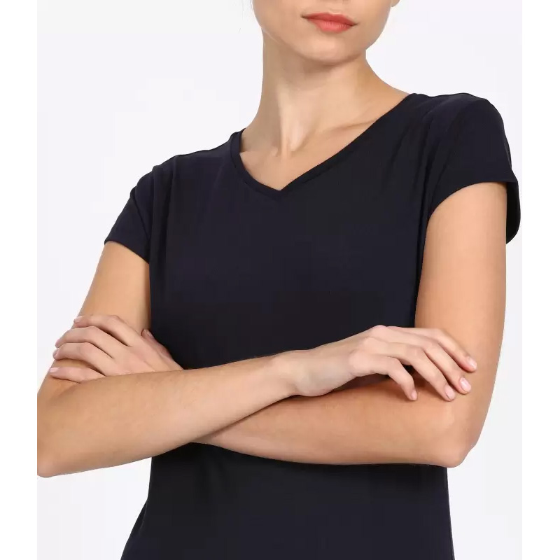 LOVABLE-Women-Navy-Blue-Solid-Sports-Top—V-Neck-Tee3