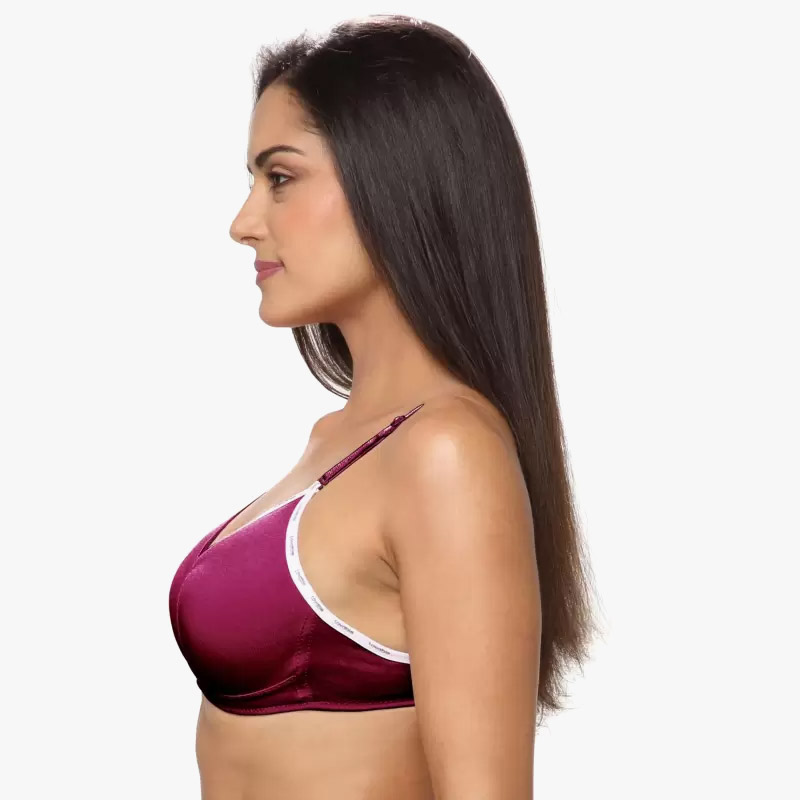 LOVABLE-Women-Non-Padded-Non-Wired-Full-Coverage-Seamless-T-shirt-Bra—Wine2